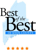 An award that says Best of the Best of Knox County and features 5 stars